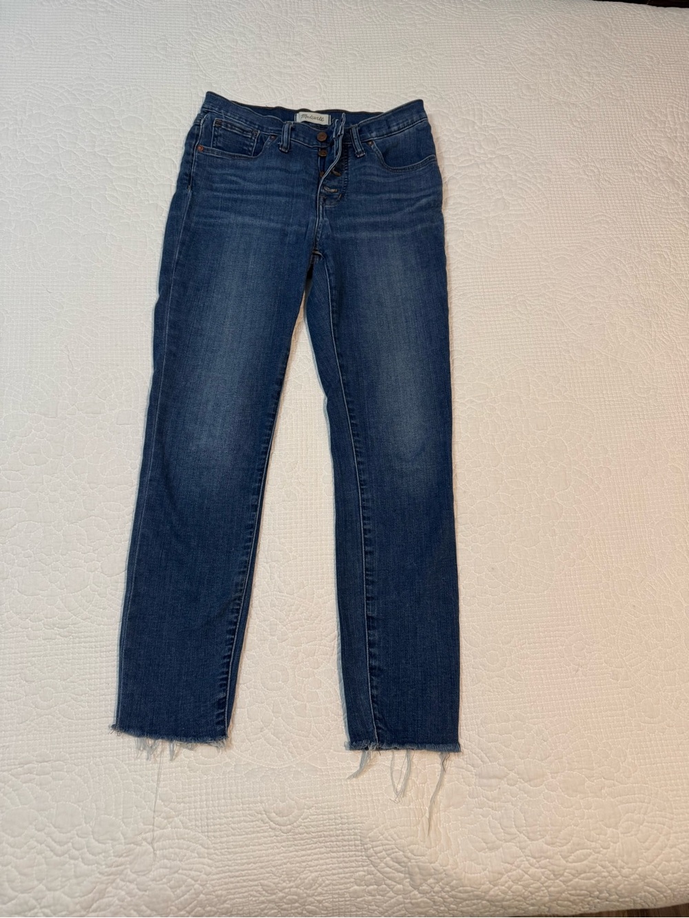 Madewell Dark Blue Women’s Straight-Leg Jeans